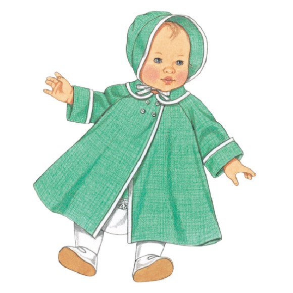 Vintage ©2009 Simplicity 4707 Sewing Pattern - Baby Doll Clothing - Picture 5 of 10